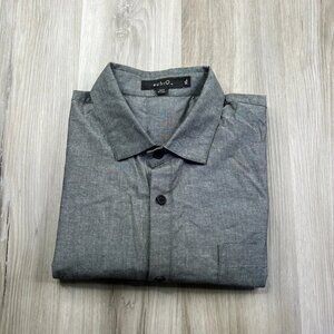 Eubiq Robert Grey Short Sleeve Shirt Men’s Size XL USA Made